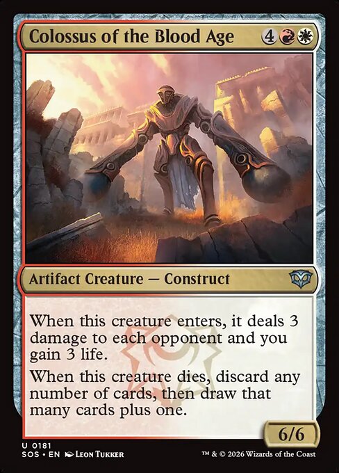 MTG Colossus of the Blood Age SOS 181 Regular Foil