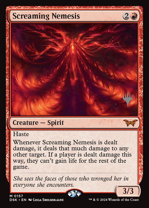 MTG Screaming Nemesis PDSK 157p Promo Pack Foil