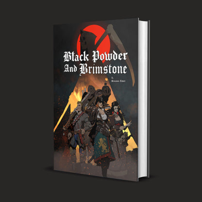 Black Powder and Brimstone Core Rules Standard Edition front cover and product presentation