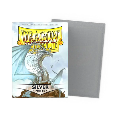 Dragon Shield Sleeves – Matte – Silver 100