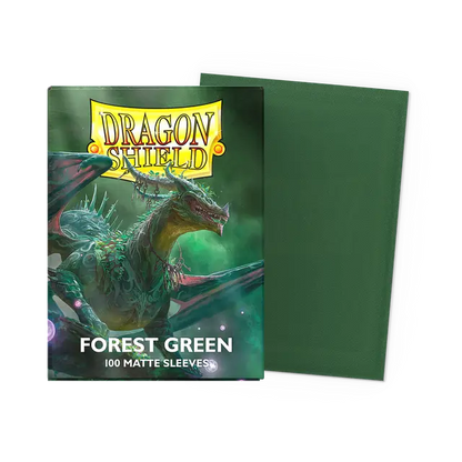 Dragon Shield: Sleeves – Matte – Forest Green 100