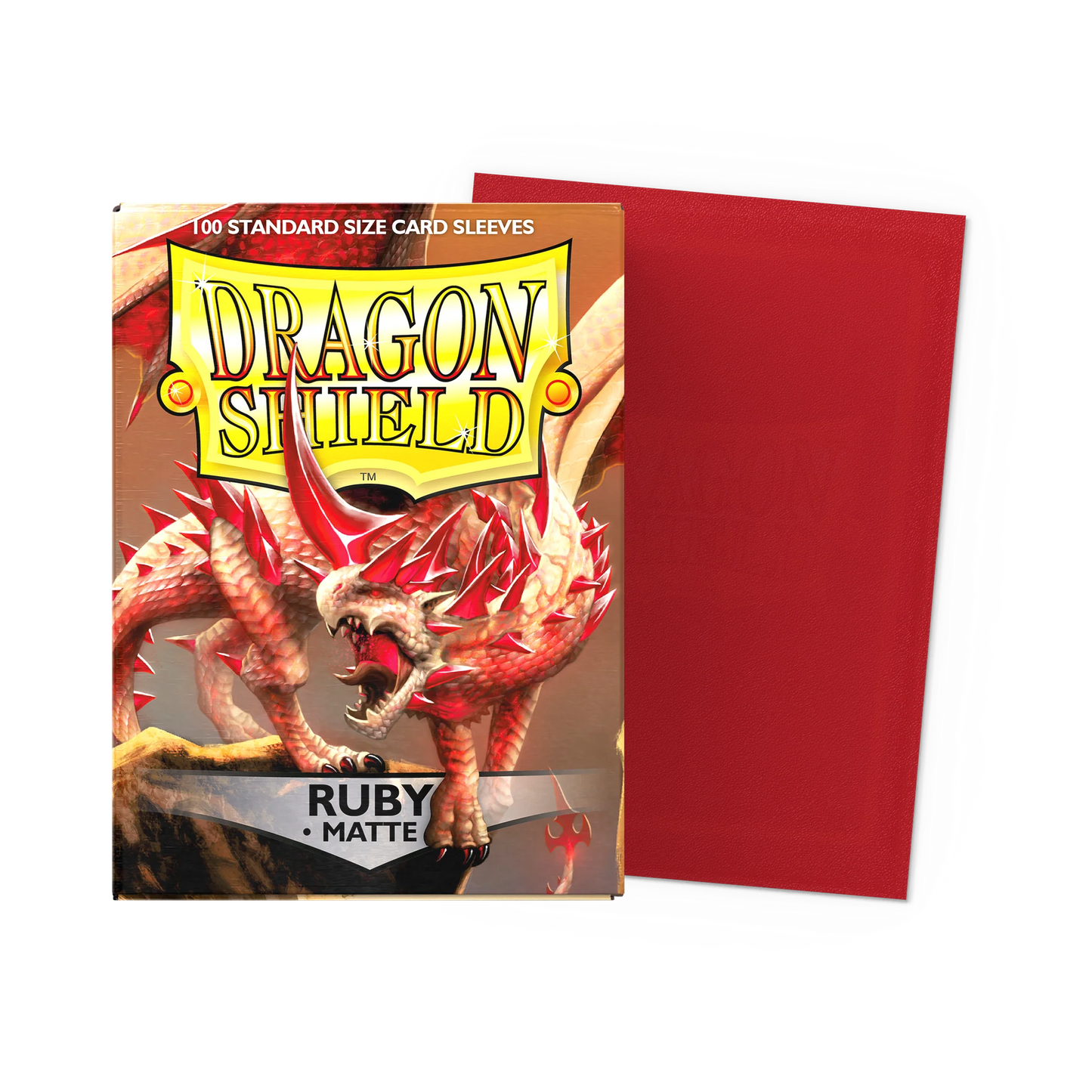 Dragon Shield: Sleeves – Matte – Ruby 100