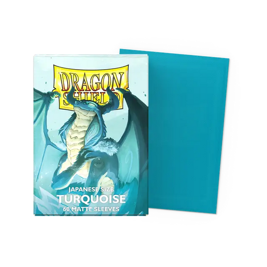 Dragon Shield: Sleeves – Japanese Size Sleeves – Matte Turquoise 60