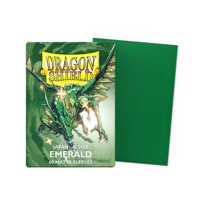 Dragon Shield: Sleeves – Japanese Size Sleeves – Matte Emerald 60