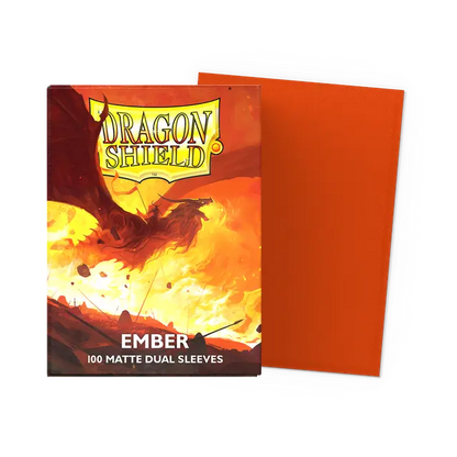 Dragon Shield: Sleeves – Matte Dual – Ember (Alaric, Revolution Kindler) 100
