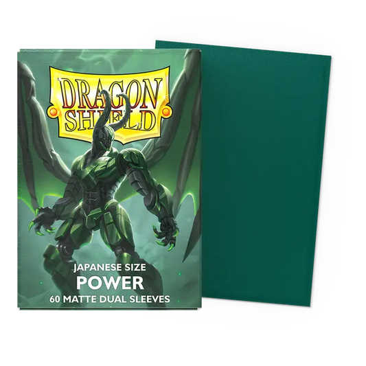 Dragon Shield: Sleeves – Japanese Size Sleeves – Matte Dual Power 60