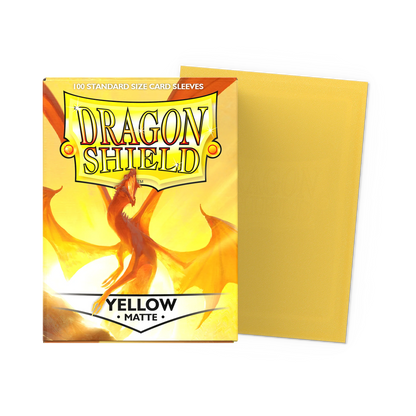 Dragon Shield: Sleeves – Matte – Yellow 100