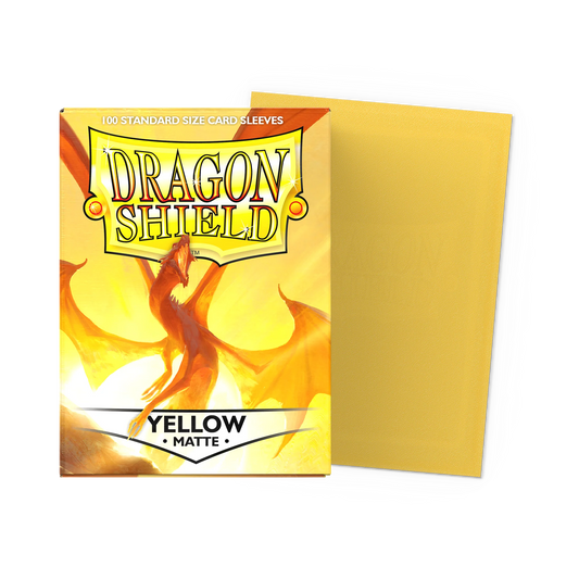 Dragon Shield: Sleeves – Matte – Yellow 100