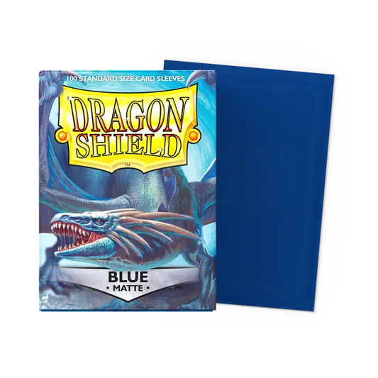 Dragon Shield: Sleeves – Matte – Blue 100