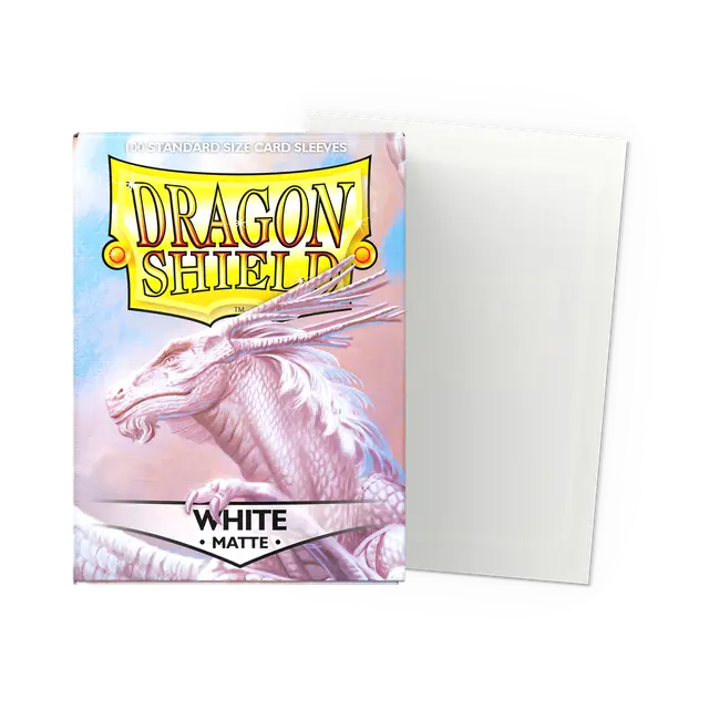 Dragon Shield: Sleeves – Matte – White 100