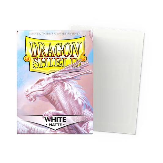 Dragon Shield: Sleeves – Matte – White 100