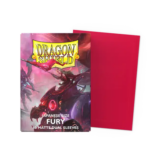 Dragon Shield: Sleeves – Japanese Size Sleeves – Matte Dual Fury 60