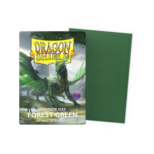 Dragon Shield: Sleeves – Japanese Size Sleeves – Matte Forest 60