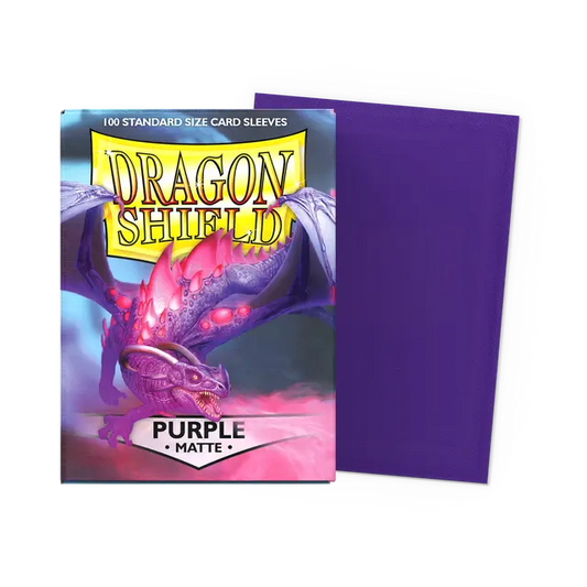 Dragon Shield: Sleeves – Matte – Purple 100