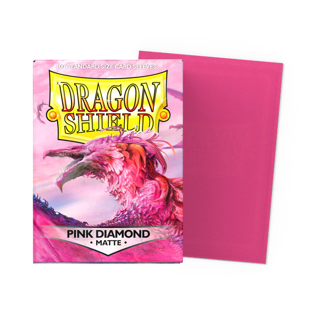 Dragon Shield: Sleeves – Matte – Pink Diamond 100