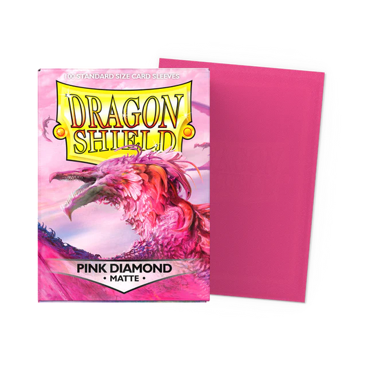 Dragon Shield: Sleeves – Matte – Pink Diamond 100