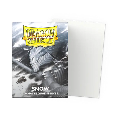 Dragon Shield: Sleeves – Matte Dual – Snow (Nirin) 100