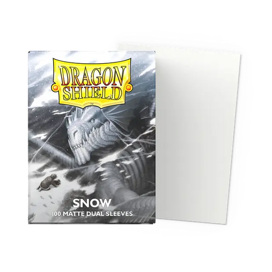 Dragon Shield: Sleeves – Matte Dual – Snow (Nirin) 100