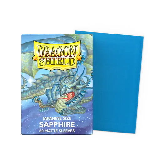 Dragon Shield: Sleeves – Japanese Size Sleeves – Matte Sapphire 60