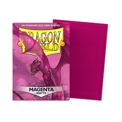 Dragon Shield: Sleeves – Matte – Magenta 100