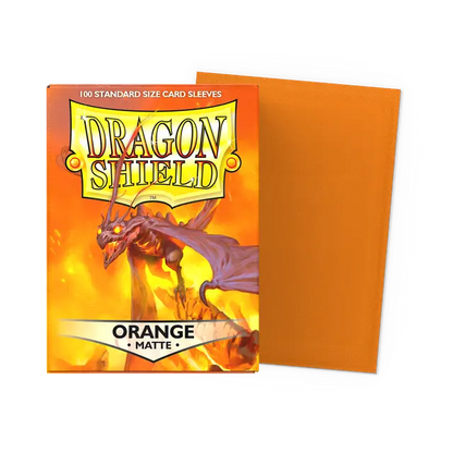 Dragon Shield: Sleeves – Matte – Orange 100