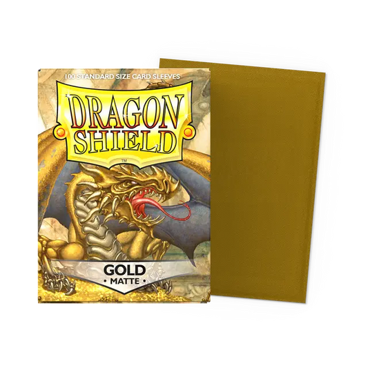 Dragon Shield: Sleeves – Matte – Gold 100