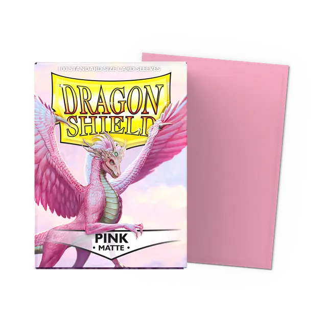 Dragon Shield: Sleeves – Matte – Pink 100
