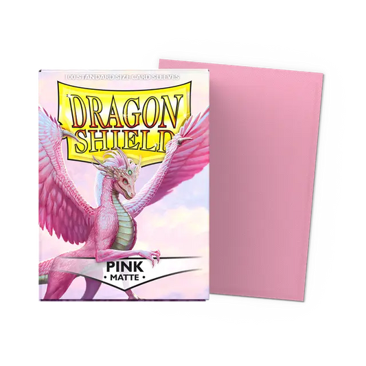 Dragon Shield: Sleeves – Matte – Pink 100