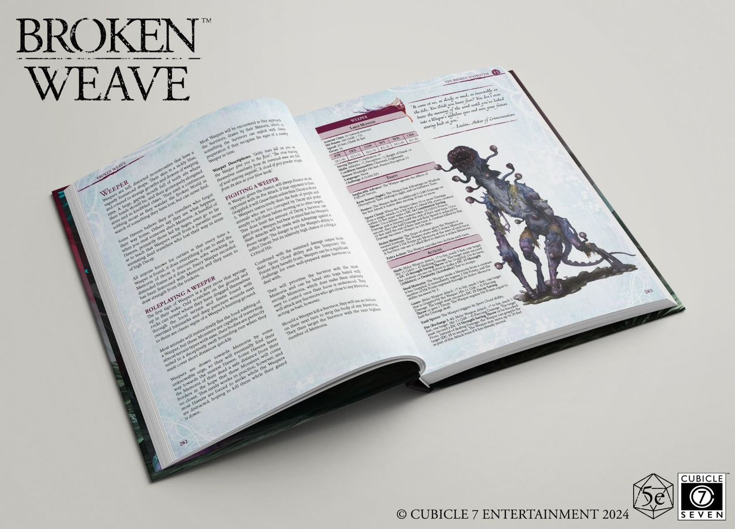 Broken Weave Core Rulebook (5e) - Hardcover & Digital