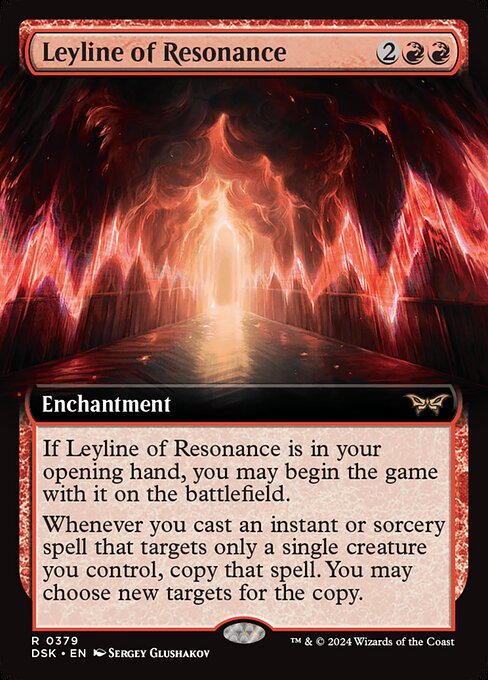 MTG Leyline of Resonance DSK 379 Extended Art Nonfoil
