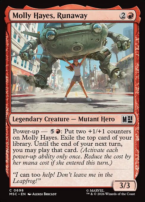 MTG Molly Hayes, Runaway MSC 698 Regular Foil