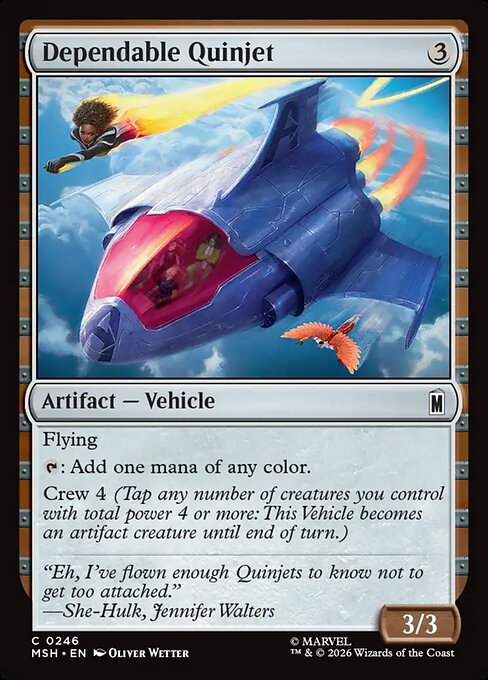 MTG Dependable Quinjet MSH 246 Regular Nonfoil