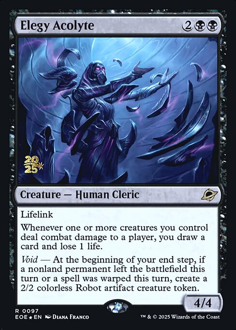 MTG Elegy Acolyte PEOE 097s Prerelease Foil