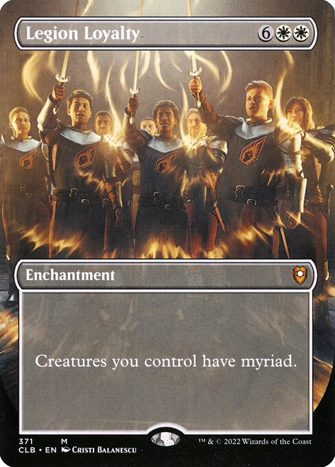 MTG Legion Loyalty CLB 371 Borderless Foil