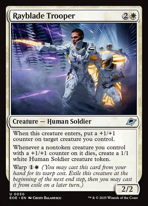 MTG Rayblade Trooper EOE 030 Regular Foil