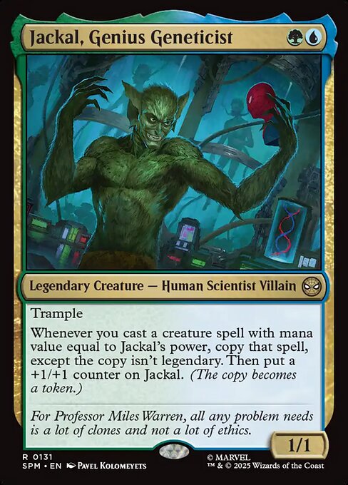 MTG Jackal, Genius Geneticist SPM 131 Regular Foil