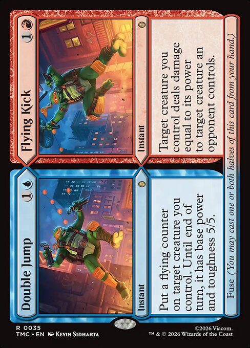 MTG Double Jump // Flying Kick TMC 035 Regular Nonfoil