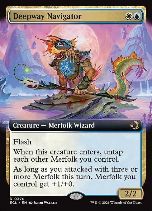 MTG Deepway Navigator ECL 370 Extended Art Nonfoil