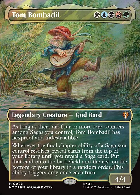 MTG Tom Bombadil HOC 078 Showcase Ring Surge Foil