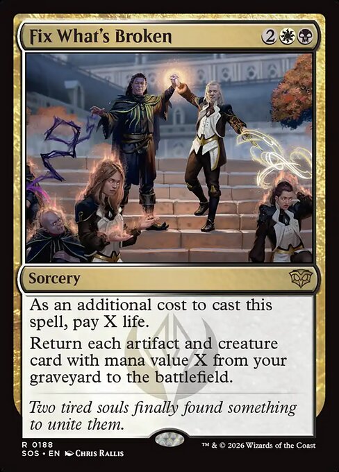 MTG Fix What's Broken SOS 188 Regular Nonfoil