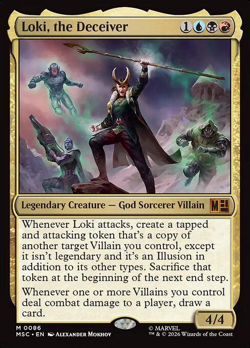 MTG Loki, the Deceiver MSC 086 Regular Nonfoil