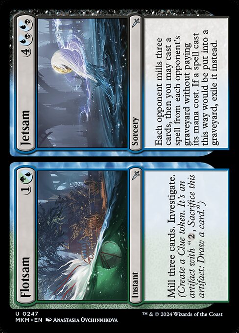 MTG Flotsam // Jetsam MKM 247 Regular Foil