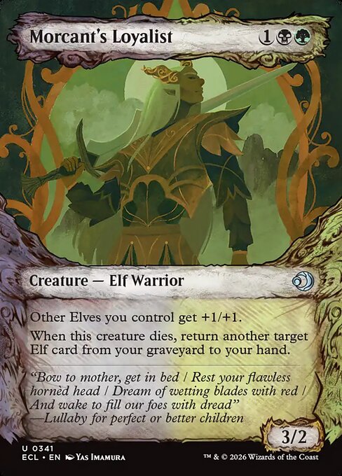 MTG Morcant's Loyalist ECL 341 Borderless Foil
