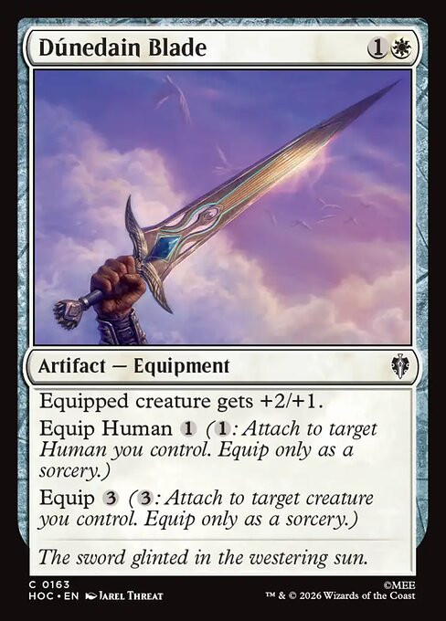 MTG Dúnedain Blade HOC 163 Regular Foil