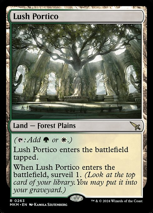 MTG Lush Portico MKM 263 Regular Foil