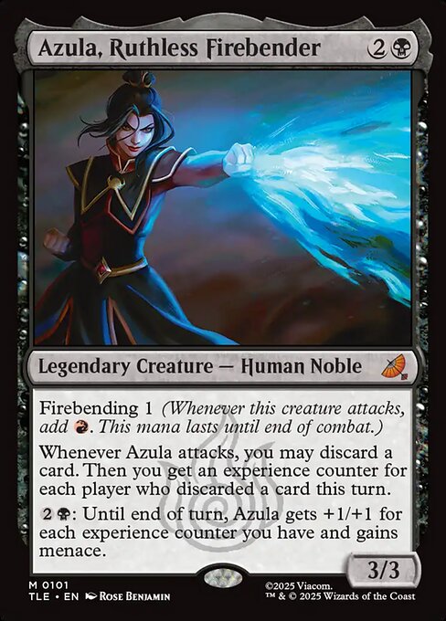 MTG Azula, Ruthless Firebender [TLE 101] Foil