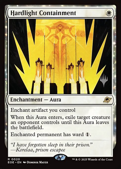 MTG Hardlight Containment PEOE 020p Promo Pack Foil