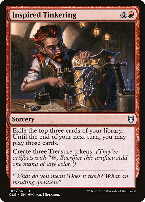 MTG Inspired Tinkering CLB 183 Regular Foil