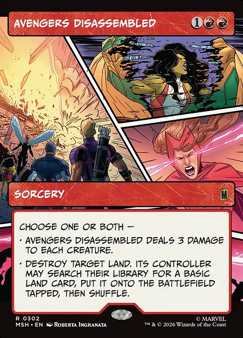 MTG Avengers Disassembled MSH 302 Showcase Panel Nonfoil
