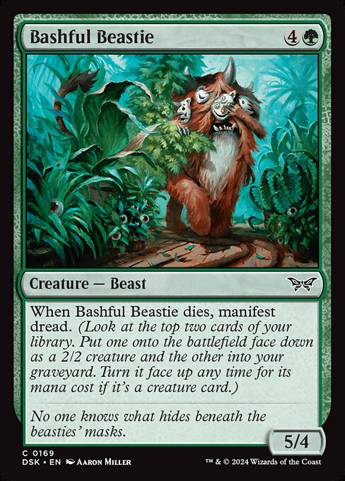 MTG Bashful Beastie DSK 169 Regular Nonfoil